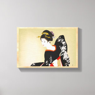 Impressão Em Tela Shimura Tatsumi dois assuntos de mulheres