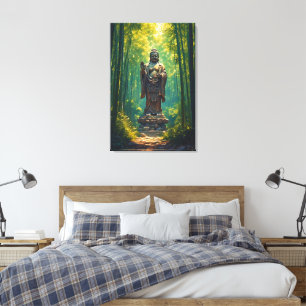 Impressão Em Tela Shinrin no Hotoke (Buda da Floresta)
