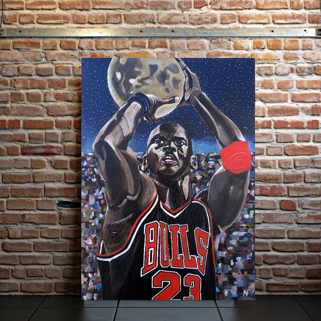 Impressão Em Tela Shooting for the Moon Painting by Alfred Fox (Criador carregado)