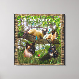 Impressão Em Tela Siamese Sophie