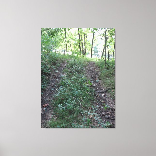 Impressão Em Tela Siga seu coração fora da estrada! (Frente)