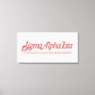 Impressão Em Tela Sigma Alpha Iota Irmandade Internacional de Música