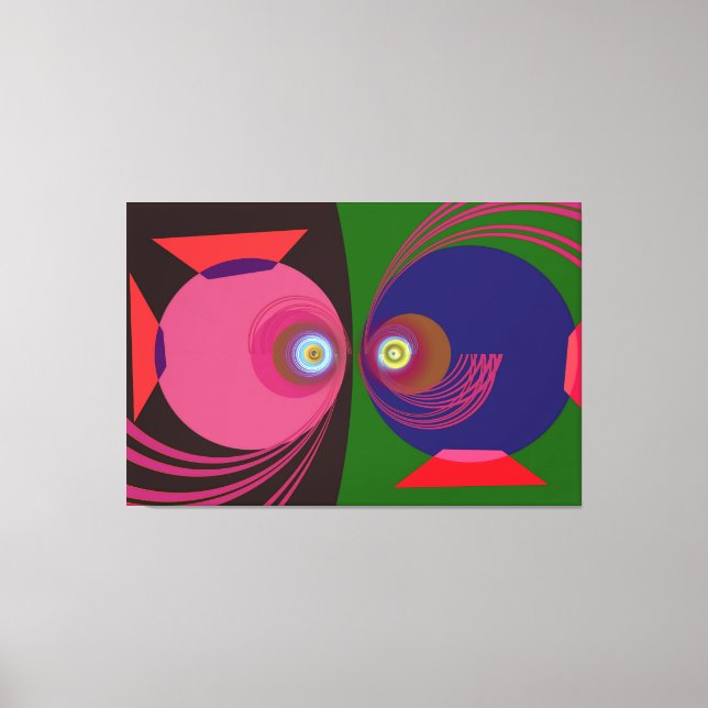 Impressão Em Tela Signe des Poissons  (Frente)