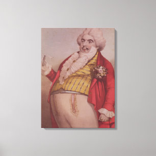 Impressão Em Tela Signor Lablache como o Dr. Dulcamara