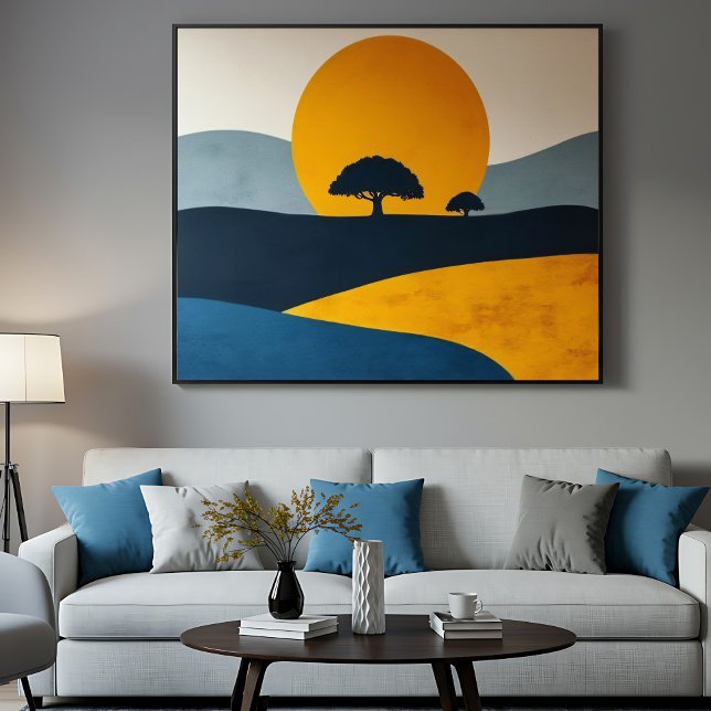 Impressão Em Tela Silent Dawn (Criador carregado)