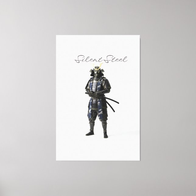 Impressão Em Tela Silent steel samurai (Frente)