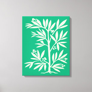 Impressão Em Tela Silhouette de Abstrato minimalista