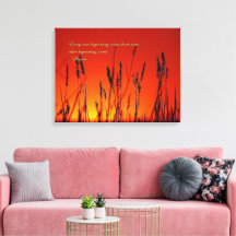 Silhueta do por do sol inspirada