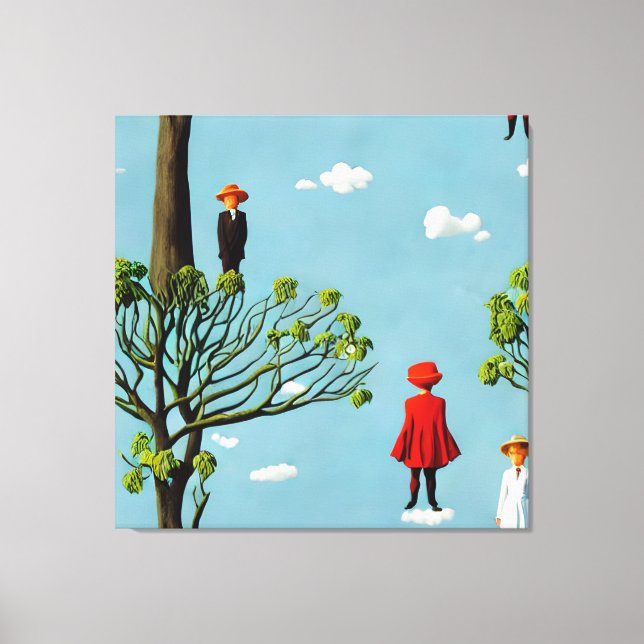 Impressão Em Tela Silhuetas de Rico (Frente)