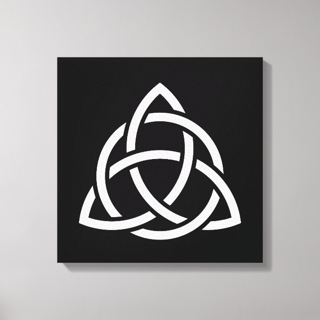 Impressão Em Tela Símbolo Celtic Trinity Knot Triquetra (Frente)