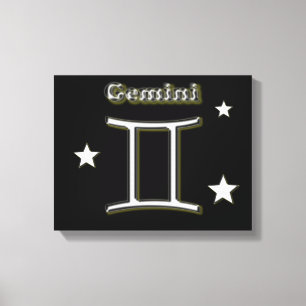 Impressão Em Tela Símbolo cromo Gemini