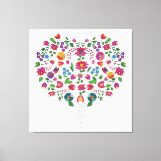 Impressão Em Tela Símbolo de Amor em Forma de Coração