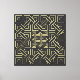 Impressão Em Tela símbolo de elemento caligráfico arábico ornamento