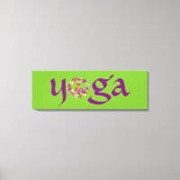 Símbolo de Paz de Yoga Floral