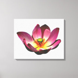 Impressão Em Tela Símbolo "LOTUS" Yoga Flor MINIMALISTA Wall Art