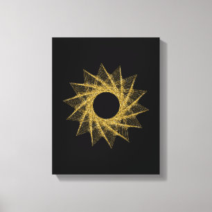 Impressão Em Tela Símbolo sagrado da geometria