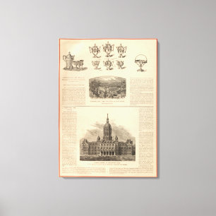 Impressão Em Tela Simpson, Salão, Miller e a Empresa de Viajante