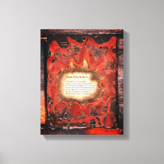 Impressão Em Tela Sinais Da Terra