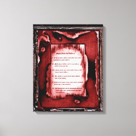 Impressão Em Tela Sinais Das Crianças