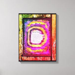 Impressão Em Tela Sinais de beleza