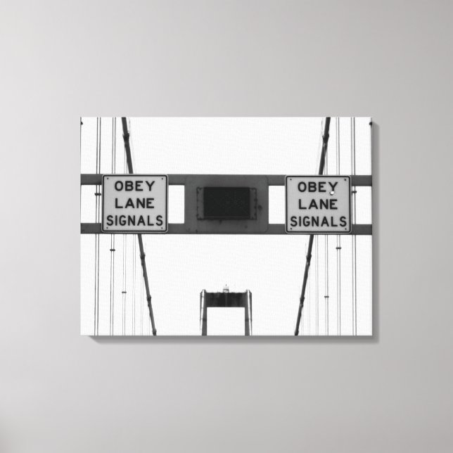 Impressão Em Tela Sinais Obey Lane Triptych (Frente)