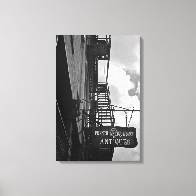 Impressão Em Tela sinal antigo compro francês (Frente)