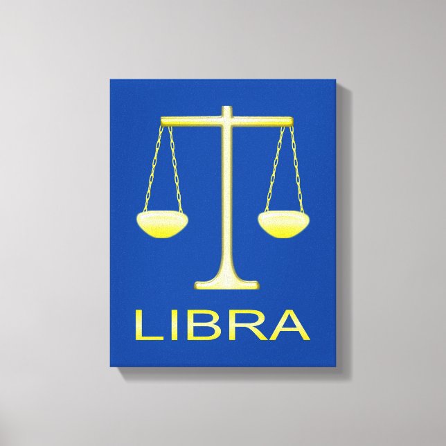 Impressão Em Tela Sinal de estrela do Ouro Libra Escala (Frente)