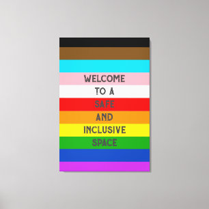 Impressão Em Tela Sinalizador de Orgulho de Progresso Personalizável