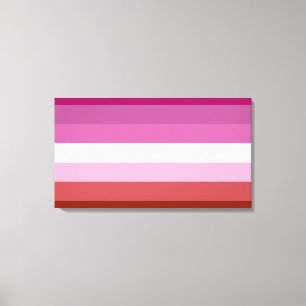 Impressão Em Tela Sinalizador do Orgulho Lésbico