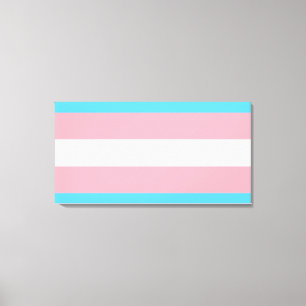 Impressão Em Tela Sinalizador do Orgulho Transgênero