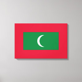 Impressão Em Tela Sinalizador Maldivas (República das Maldivas)