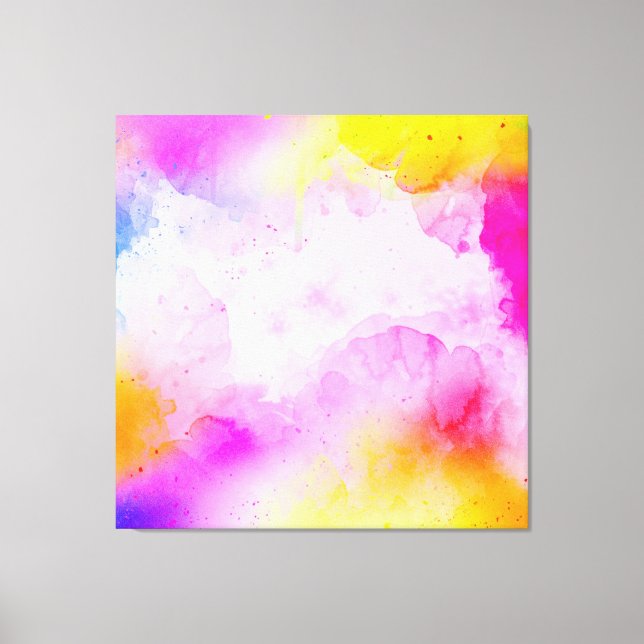 Impressão Em Tela Sinfonia de abstrato: Travesseiro de Destaque Eleg (Frente)