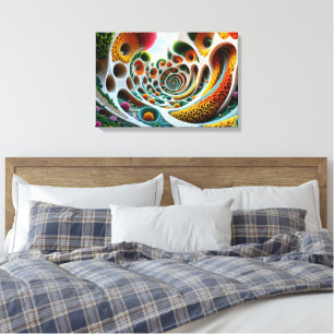 Impressão Em Tela Sinfonia de Formas e Cores