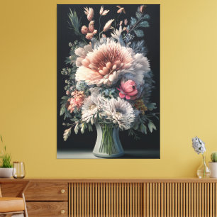 Impressão Em Tela Sinfonia Floral