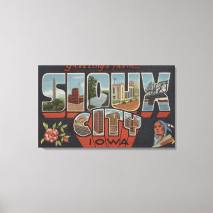 Impressão Em Tela Sioux City, Iowa - grandes cenas da letra
