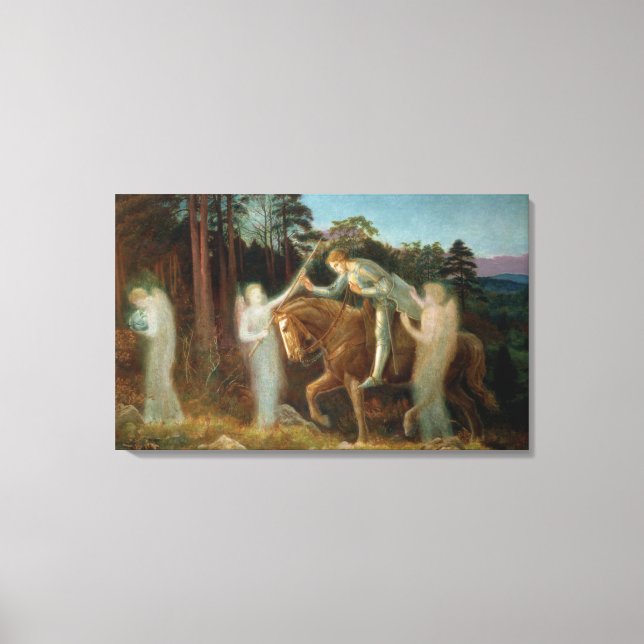 Impressão Em Tela Sir Galahad, c.1894 (óleo na canvas) (Frente)