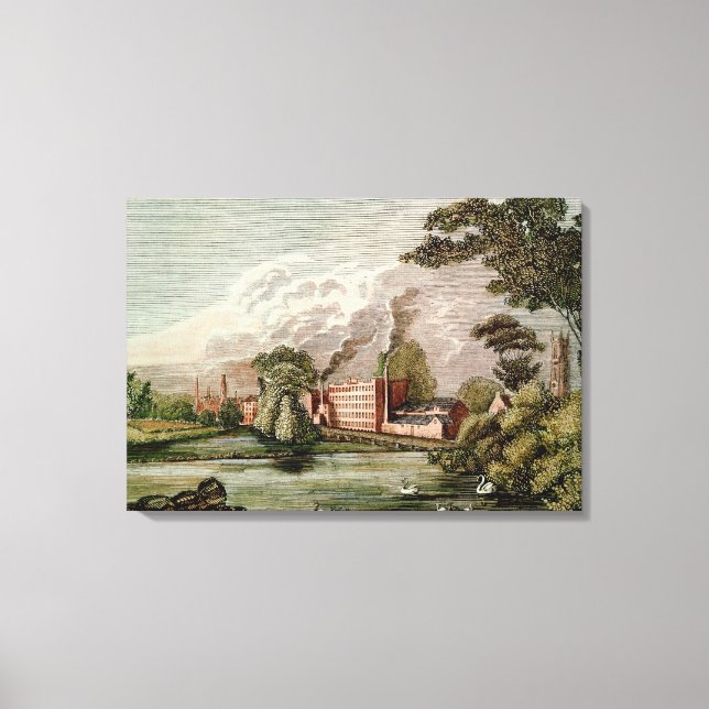 Impressão Em Tela Sir Thomas Lombe's Silk Mill, Derby (Frente)