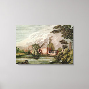 Impressão Em Tela Sir Thomas Lombe's Silk Mill, Derby