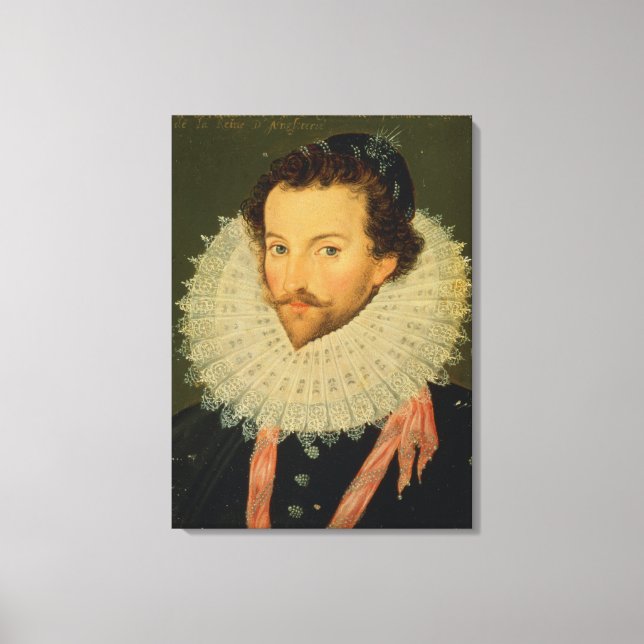 Impressão Em Tela Sir Walter Raleigh (Frente)