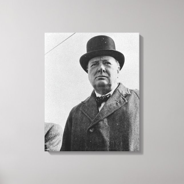 Impressão Em Tela Sir Winston Churchill (1942) (Frente)