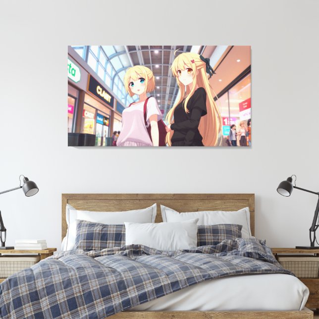 Impressão Em Tela Sisters (Insitu(Quarto))