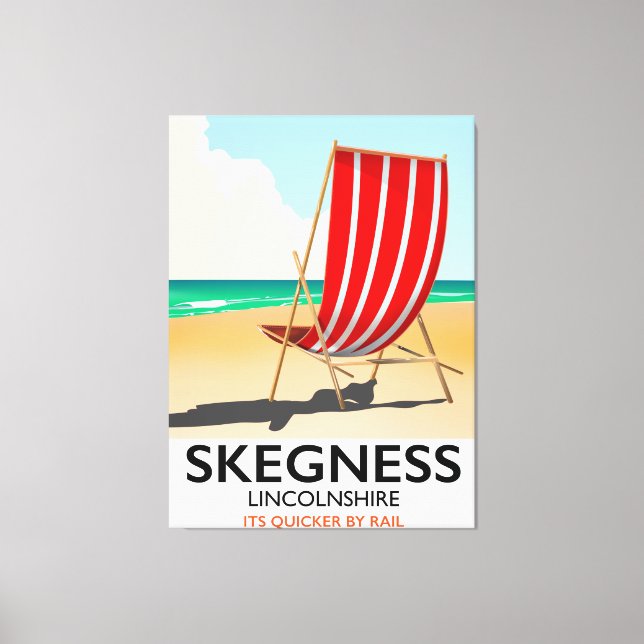 Impressão Em Tela Skegness Lincolnshire poster (Frente)