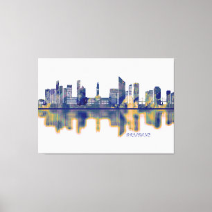 Impressão Em Tela Skyline Brisbane
