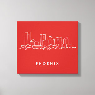 Impressão Em Tela Skyline da arizona de Phoenix