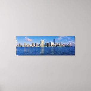 Impressão Em Tela Skyline de Miami, Florida