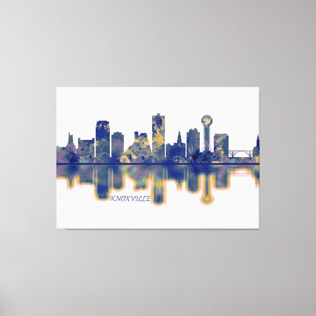 Impressão Em Tela Skyline Knoxville (Frente)