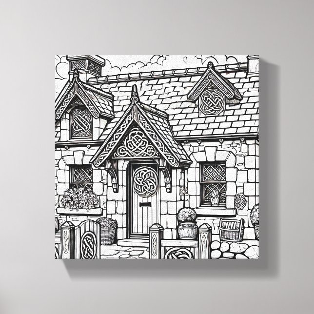 Impressão Em Tela Slate Cottage #29 (Frente)