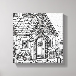 Impressão Em Tela Slate Cottage #32