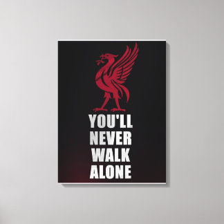 Impressão Em Tela Slogan Liverpool - YNWA