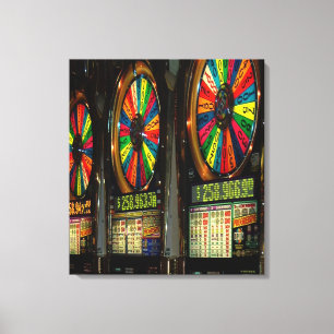 Impressão Em Tela Slots machines de Las Vegas